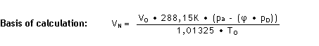 Pressure drop formula